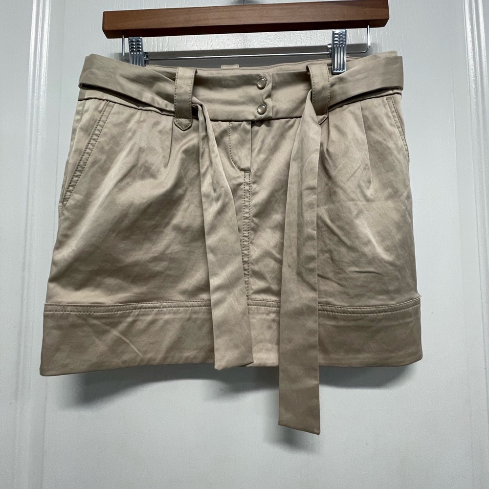 United Colors Of Benetton Tan Cream Skirt- Size L/42